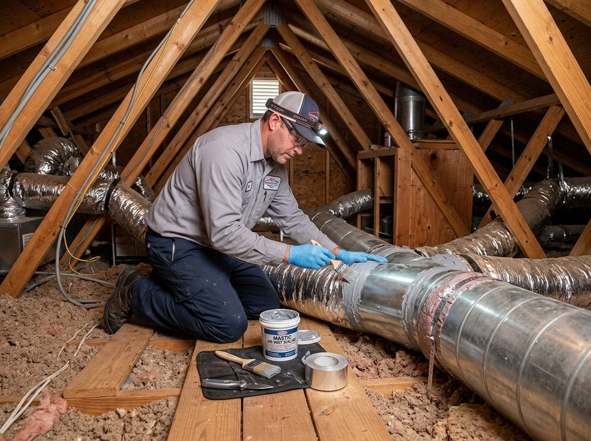 hvac air duct sealing