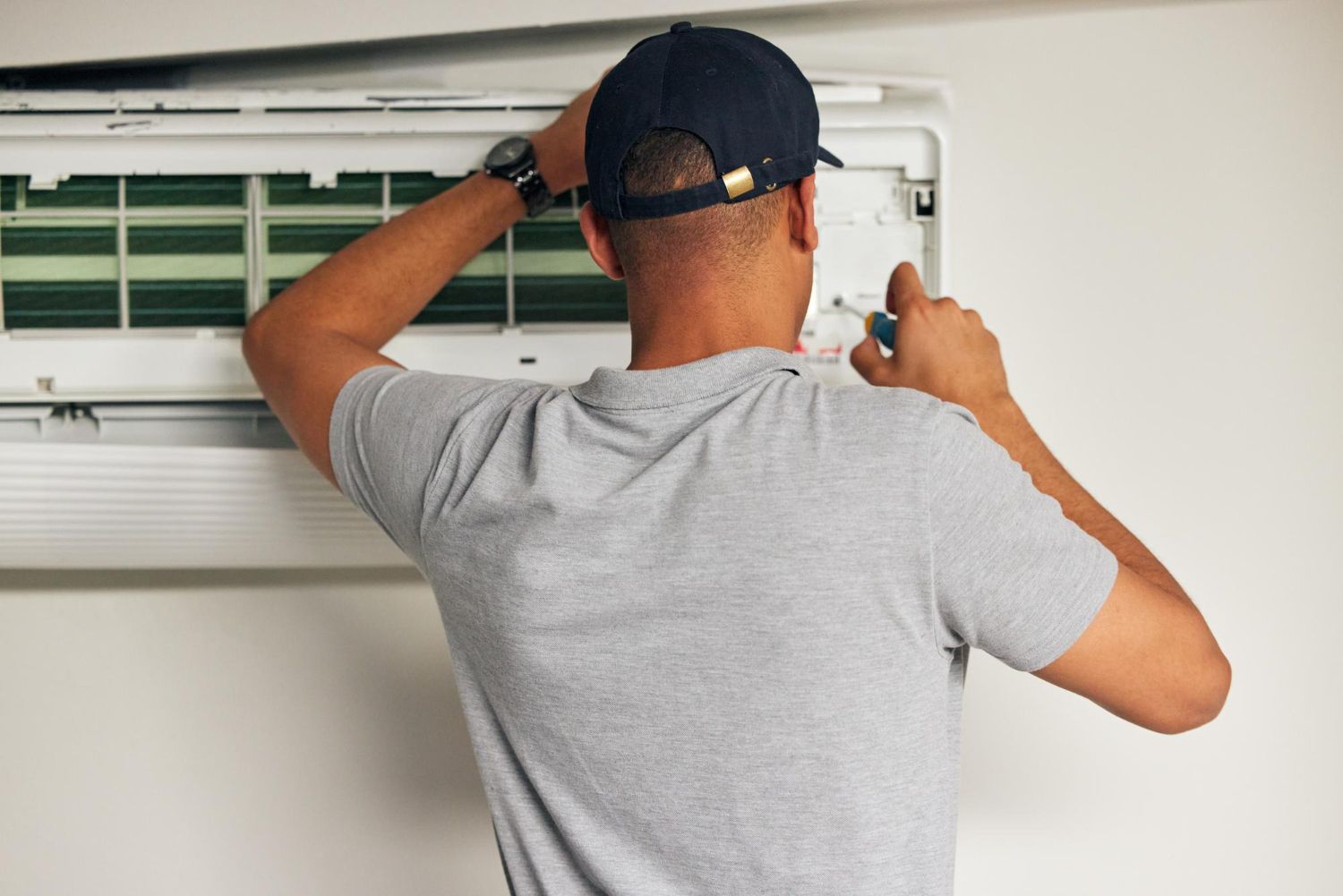 Home air conditioning installation