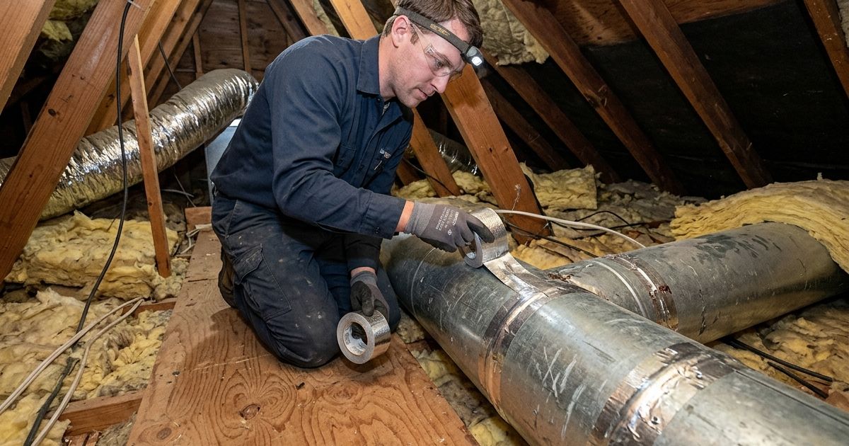 Air Duct Leak Repair: Don’t Let Your HVAC Blow It