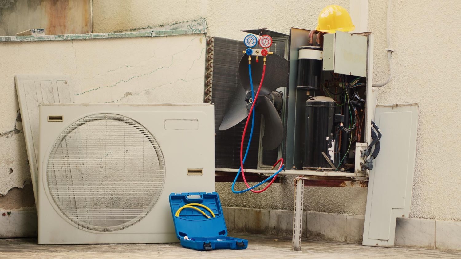 Cold indoor environment with AC cooling
